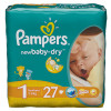 Изображение Pampers New Baby-Dry Newborn № 1 2-5 кг Подгузники 27 шт