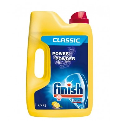 Finish Classic Power Powder Лимон Порошок для Посудомоечных Машин 2,5 кг