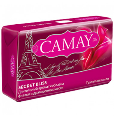 Camay Secret Bliss Аромат Фиалок и Драгоценных Масел Мыло Туалетное 90 г