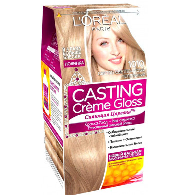 L'Oreal Paris CASTING Краска-Уход  Без Аммиака 1010  Светло-Светло-Русый-Пепельный