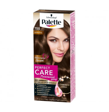 Palette Perfect Care Стойкая Крем-Краска Без Аммиака 755 Шоколад