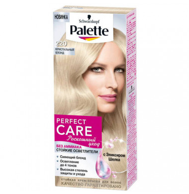 Palette Perfect Care Стойкая Крем-Краска Без Аммиака 220 Кристальный Блонд