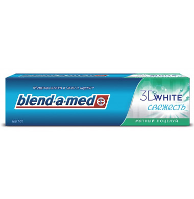 Blend-a-med 3D White Свежесть Мятный Поцелуй Зубная Паста 100 мл