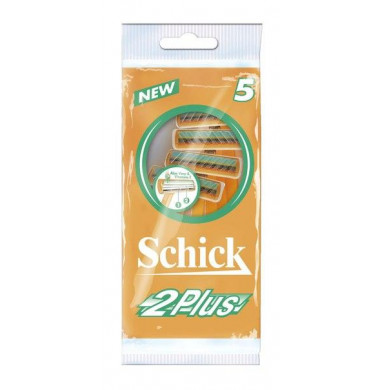 Schick 2 Plus Бритвенный Станок Одноразовый 5 шт