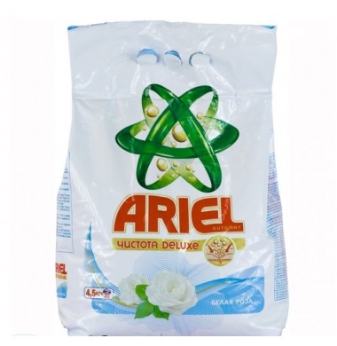 Ariel Чистота Deluxe Белая Роза Порошок Автомат 4,5 кг 