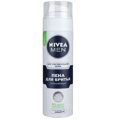 Nivea Men Для Чувствительной Кожи Успокаивающая Пена для бритья 200 мл