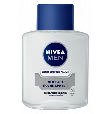 Nivea Men Серебряная Защита Антибактериальный Лосьон после бритья 100 мл