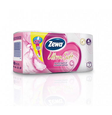 Zewa Ultra Soft 4-х слойная туалетная бумага 2 шт