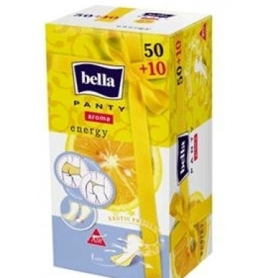Bella Panty Aroma Energy  Женские Гигиенические Прокладки на каждый день 50+10 шт