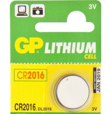 GP Lithium CR2016 Батарейка