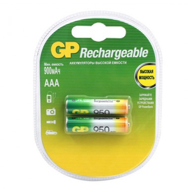 GP Rechargeable 950mAh AAA Аккумулятор 2шт