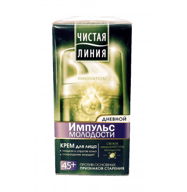 Чистая Линия 45+ Импульс Молодости Дневной Крем 50 мл