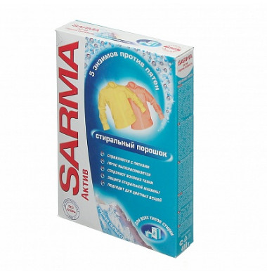 Sarma Актив Горная Свежесть  Стиральный Порошок  400 г 