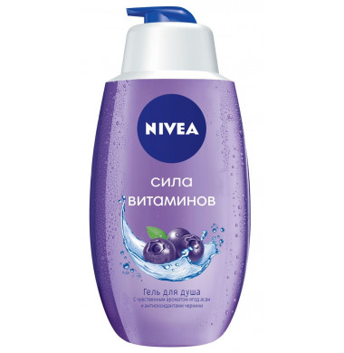 Nivea Свежесть Ягод  Гель для душа 750 мл