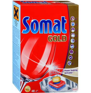 Somat Gold Таблетки для Посудомоечных Машин 48 шт
