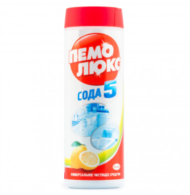 Пемолюкс Сода 5 Лимон Порошок Универсальный 480 г