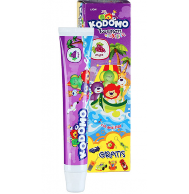 Kodomo Grape  Детская Зубная Паста с Игрушкой 45 г 