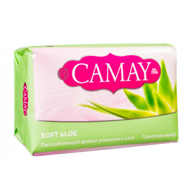 Camay Soft Aloe  Мыло Туалетное 90 г