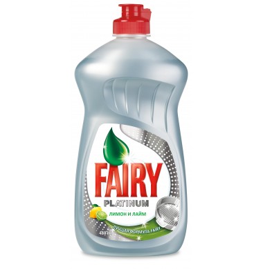 Fairy Platinum Лимон и Лайм Жидкость 480 мл