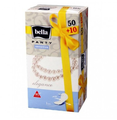 Bella Panty Sensitive Elegance Женские Гигиенические Прокладки на каждый день 60 шт