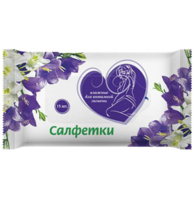 Veiro Влажные Салфетки для интимной гигиены 15 шт