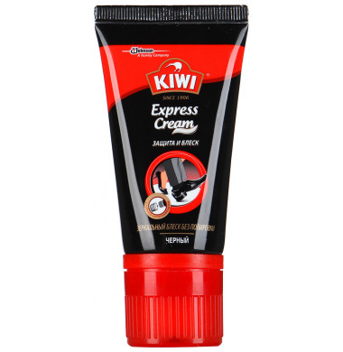 Kiwi Express Cream Защита и Блеск для Гладкой Кожи Черный Крем 50 мл