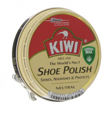 Kiwi Shoe Polish для Гладкой Кожи Бесцветный Крем 50 мл