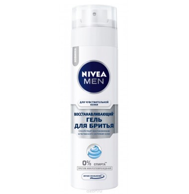 Nivea Men Восстанавливающий  Гель для бритья  Для Чувствительной Кожи 200 мл