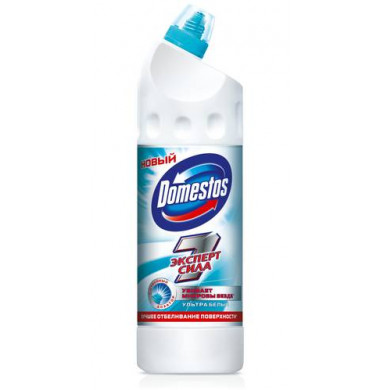 Domestos Эксперт Сила 7 Ультра Белый Гель для унитаза 1 л
