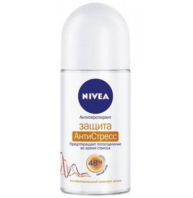 Nivea Защита АнтиСтресс Антиперспирант Ролик 50 мл