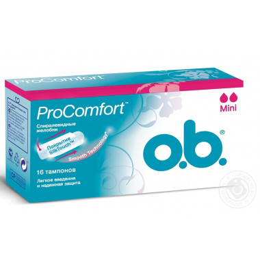 O.b. ProComfort Mini Тампоны Женские Гигиенические 16 шт