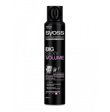 Syoss Big Sexy Volume Экстрасильная Фиксация Мусс  200 мл 