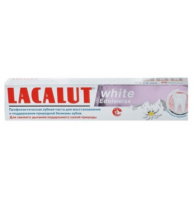 Lacalut White Edelweiss Зубная Паста 75 мл
