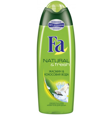 Fa Natural & Fresh Жасмин и Кокосовая Вода Крем-Гель для душа 250 мл