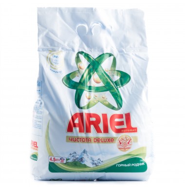 Ariel Чистота Deluxe Горный Родник Порошок Автомат 4,5 кг