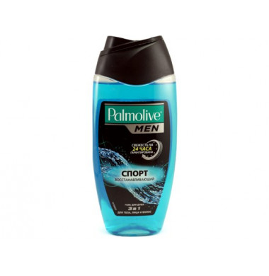 Palmolive Men Спорт 3 в 1 Восстанавливающий Гель для душа, умывания и Шампунь 250 мл