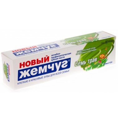 Новый Жемчуг Семь Трав Зубная Паста 100 мл