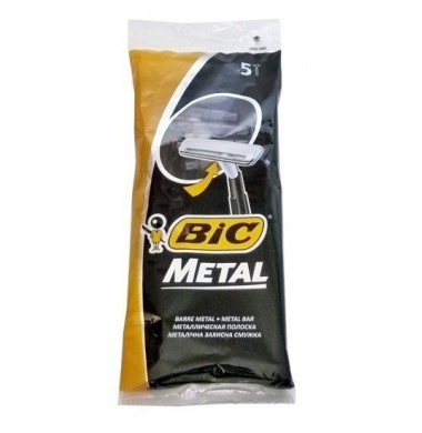 BIC Metal  Бритвенный Станок Одноразовый 5 шт