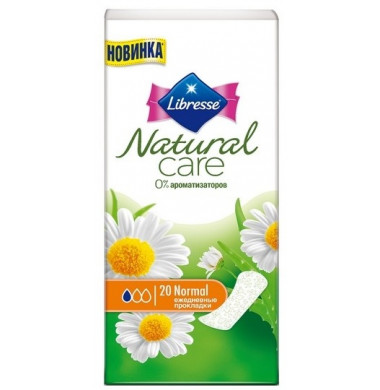 Libresse Natural Care Normal Женские Гигиенические Прокладки на каждый день 20 шт