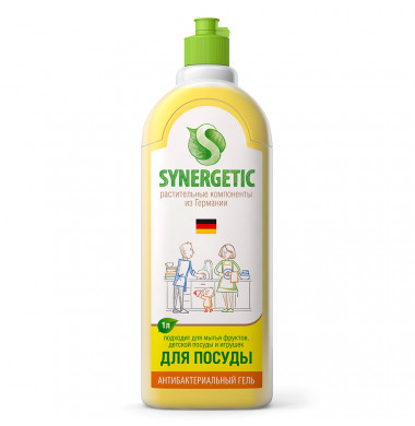 SYNERGETIC  С Ароматом Лимона Гель для посуды 1 л 