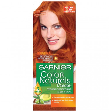 Garnier Color Naturals Суперстойкая Питательная Крем-Краска 7.40 Пленительный Медный