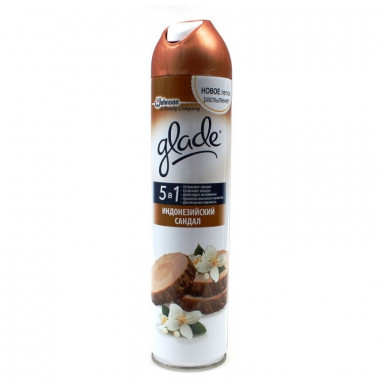 Glade 5 в 1 Индонезийский Сандал  Освежитель Воздуха 300 мл
