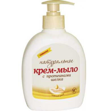 Невская Косметика Натуральное Крем-Мыло С Протеинами шелка 300 мл