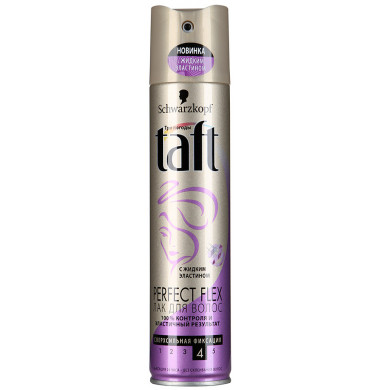 Taft Perfect Flex Сверхсильная Фиксация Лак 225 мл