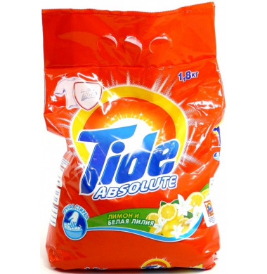 Tide Лимон и Белая Лилия Порошок Ручная Стирка 1,8 кг 
