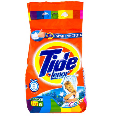 Tide Color Lenor Touch of Scent Порошок Автомат 3 кг