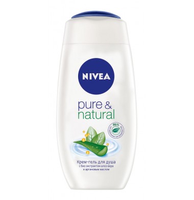 Nivea Pure & Natural Крем-Гель для душа 250 мл