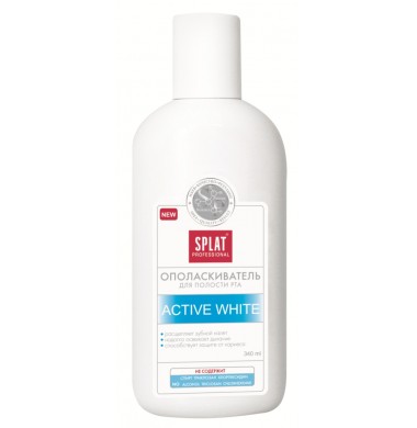 Splat Professional Active White Ополаскиватель 340 мл