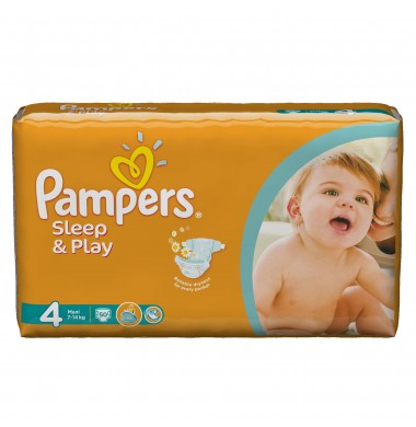 Pampers Sleep & Play Maxi № 4 7-14 кг Подгузники 50 шт
