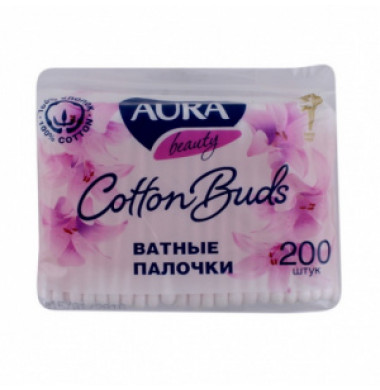 Aura Beauty Ватные Палочки 200 шт